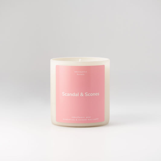 Scandal & Scones - Elderflower and Pear Candle - Alternative Scents
